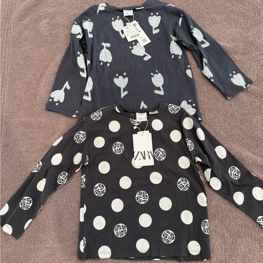 Brand new! 2 Zara long sleeve tops